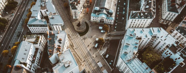 Vue depuis la tour de Bretagne à Nantes