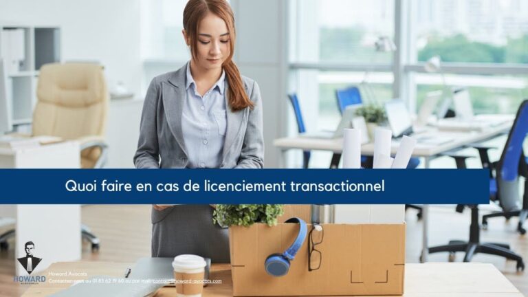 licenciement transactionnel