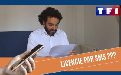Le cabinet Howard au 20h de TF1 : Peut-on être licencié par message ou par SMS ?